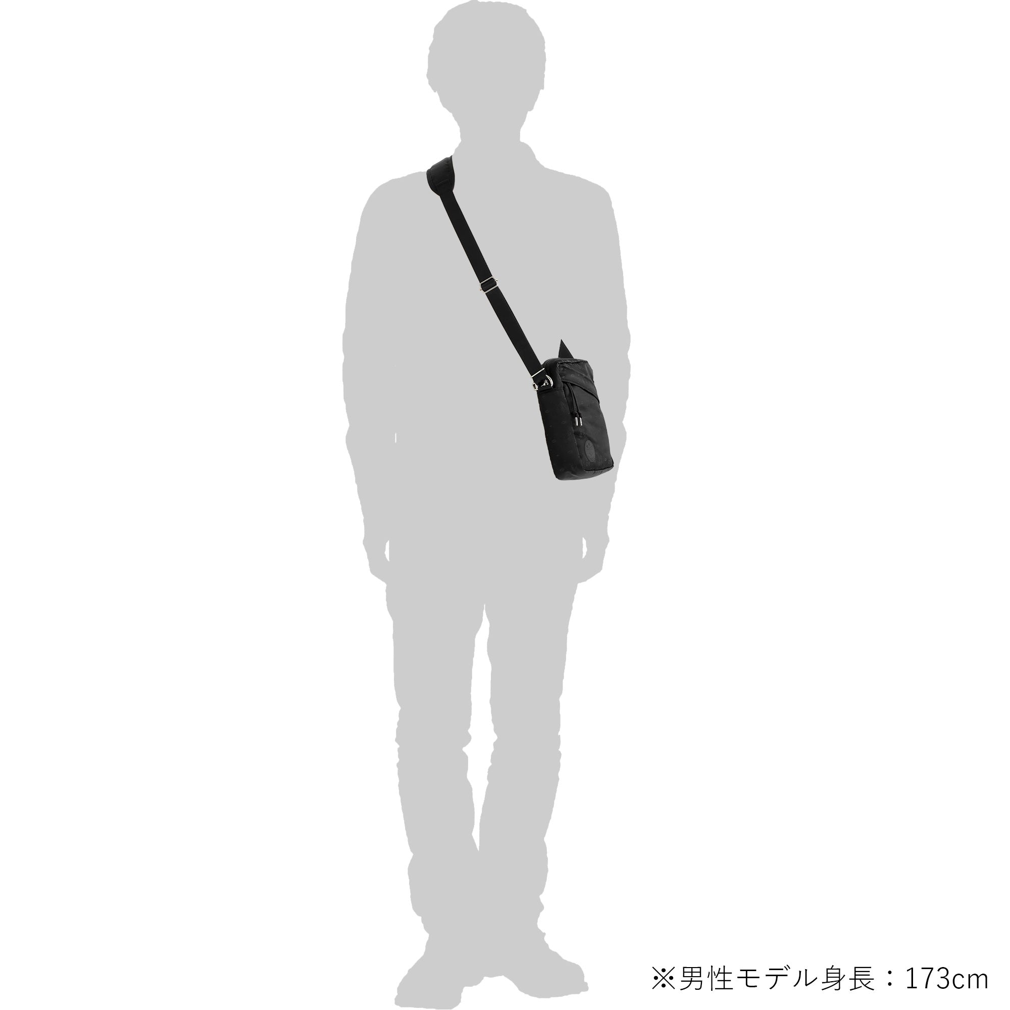 POTR / POTR MONOGRAM VERTICAL SHOULDER BAG ピー・オー・ティー・アール / ピー・オー・ティー・アール モノグラム ヴァーティカル ショルダーバッグ 998-19805