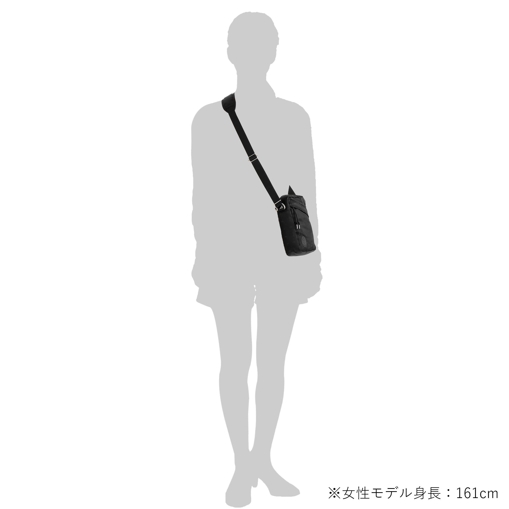 POTR / POTR MONOGRAM VERTICAL SHOULDER BAG ピー・オー・ティー・アール / ピー・オー・ティー・アール モノグラム ヴァーティカル ショルダーバッグ 998-19805